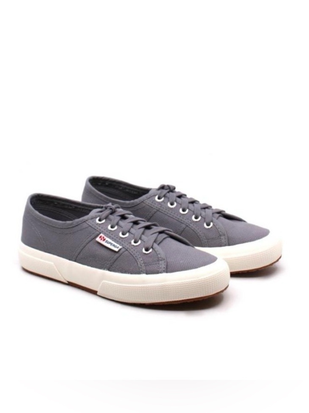 NEW Superga Women's 2750 Cotu Classic Grey Bluish Size 38 EU / US 8